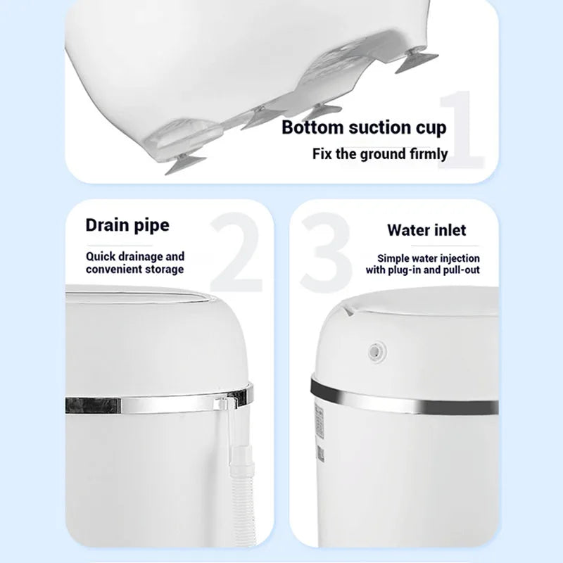 Shoe washing machine, fully automatic intelligent dehydration, spin drying integrated, small home, mini, lazy, shoe brushing, go