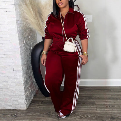 Stylish And Fashionable Women's Casual Two-piece Set