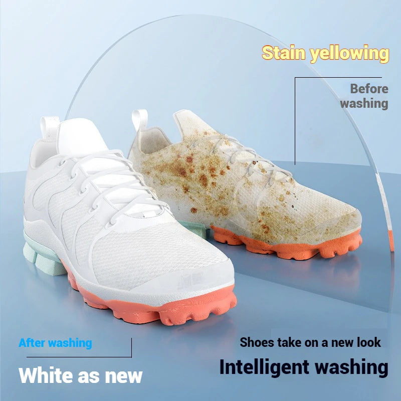 Shoe washing machine, fully automatic intelligent dehydration, spin drying integrated, small home, mini, lazy, shoe brushing, go