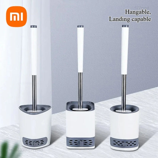Xiaomi Silicone TPRToilet Brush With Tweezers Bathroom Accessories Wall HangingToilet Brush Bathroom Cleaning Brush Wall Mounted