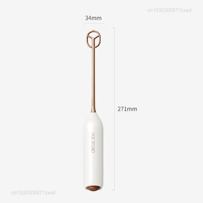 Xiaomi Circle Joy Portable Mini Electric Milk Frother Foam Maker Handheld Food Home Kitchen Electric Coffee Mixer