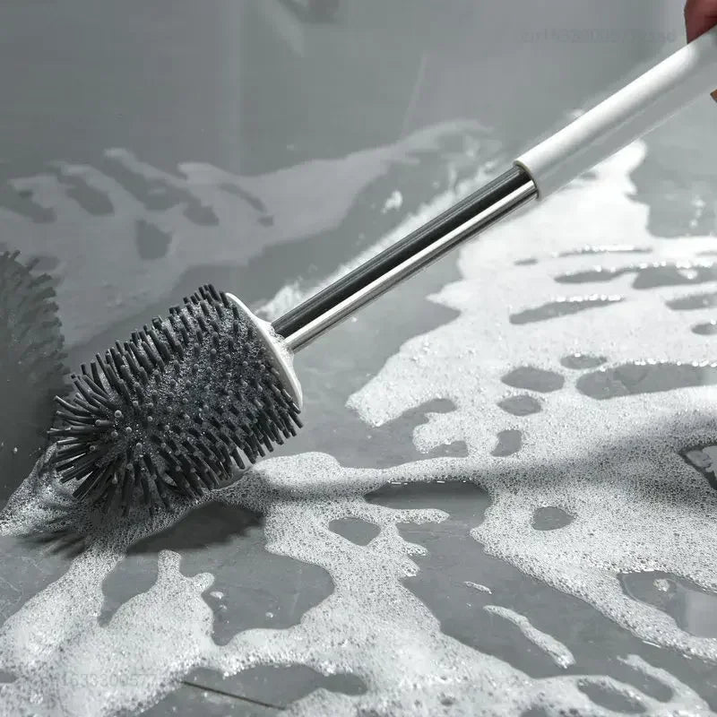 Xiaomi Silicone TPR Toilet Brush With Tweezers Bathroom Accessories Wall Hanging Toilet Brush  for Floor Brush Cleaning Tools