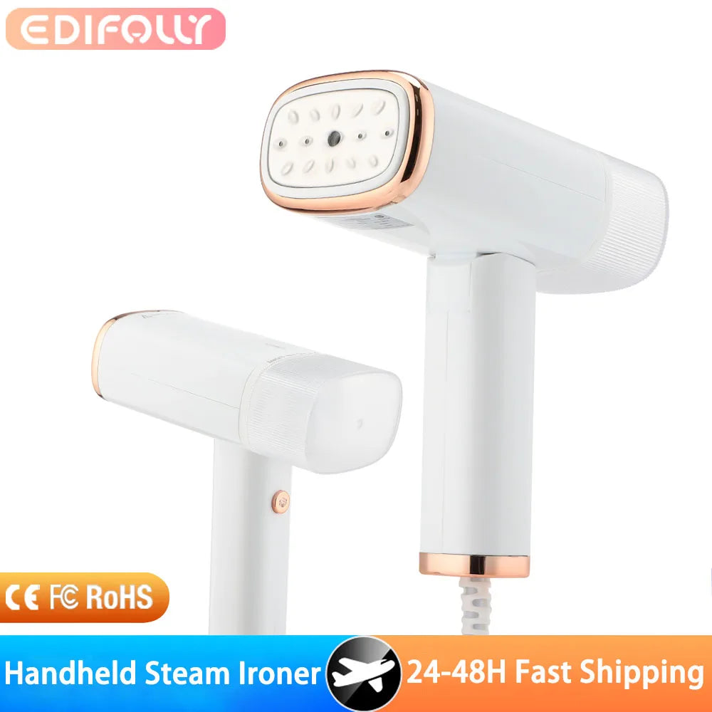 Portable Mini Steam Iron For Clothes Foldable Handheld Electric Ironer Wet Dry Garment Steamer Ironing Machine Travel Home