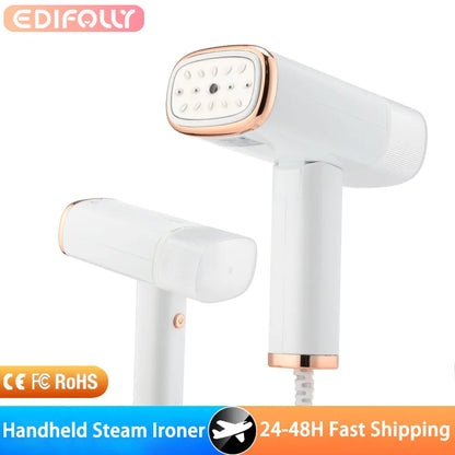 Portable Mini Steam Iron For Clothes Foldable Handheld Electric Ironer Wet Dry Garment Steamer Ironing Machine Travel Home