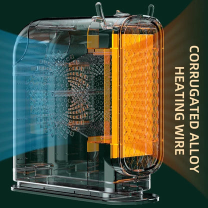 Electric Heater Fans Portable Portable Desktop Low Consumption Heating for Home Office Hand Foot Warmer Machine for Winter 500W