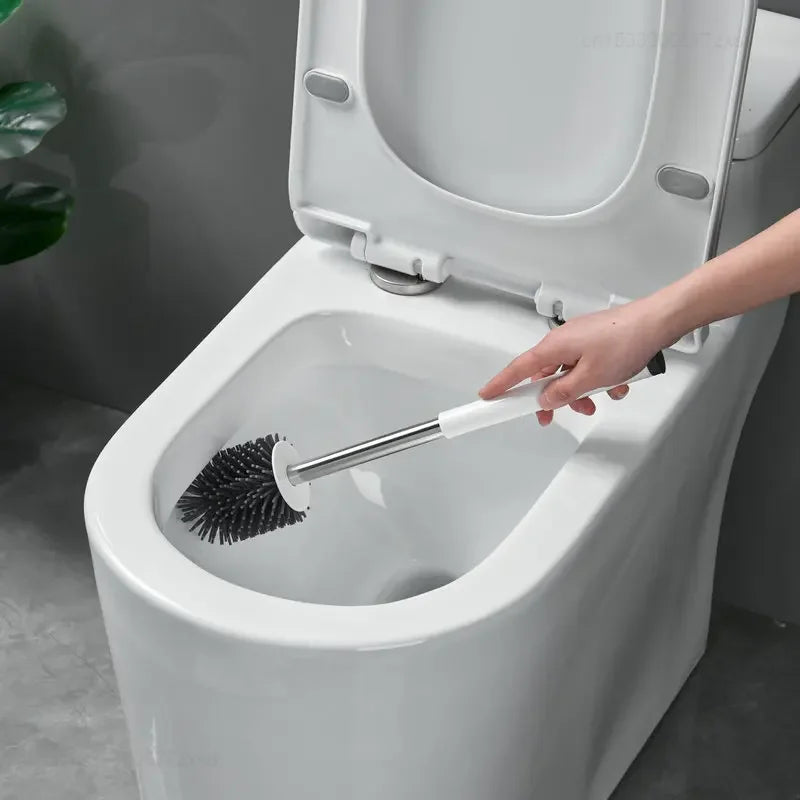 Xiaomi Silicone TPR Toilet Brush With Tweezers Bathroom Accessories Wall Hanging Toilet Brush Bristles for Floor Cleaning Brush