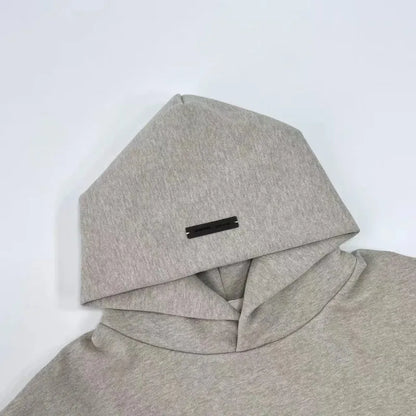 25SS Classic Brand Men's Hoodies Luxury Design Back Double Row Heavy Metal Silicone Letter Hoodies High Street Couple Loose Coat