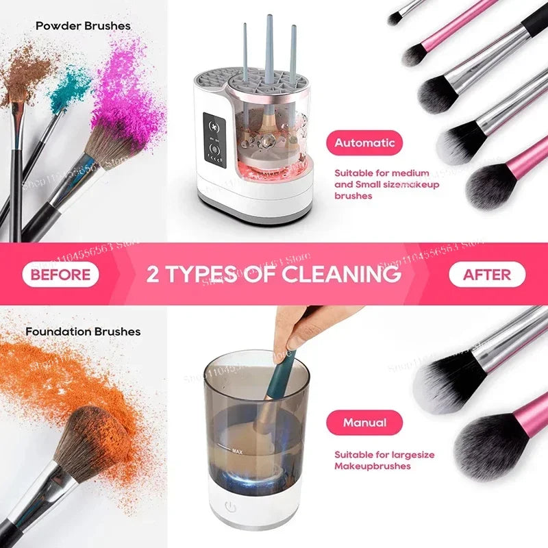 Automatic Electric Makeup Brush Cleaner USB Plug Portable Eyeshadow Brush Holder Tool Dryer Beauty Makeup Tools And Accessories