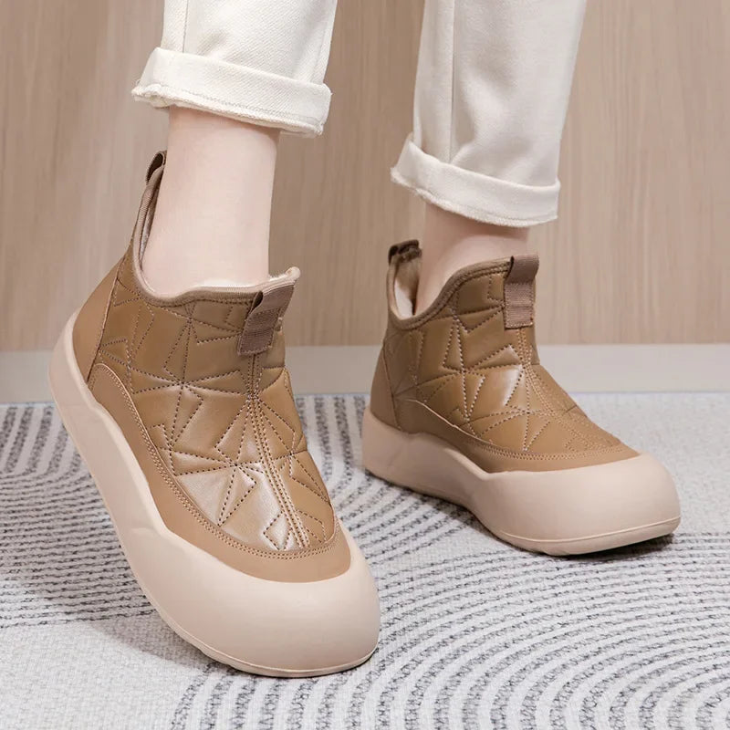 Women Cotton Shoes Winter Warm Women's Boots Fashionable Sexy Women's Shoes Winter Gladiator Pumps Snow Boots Mujer