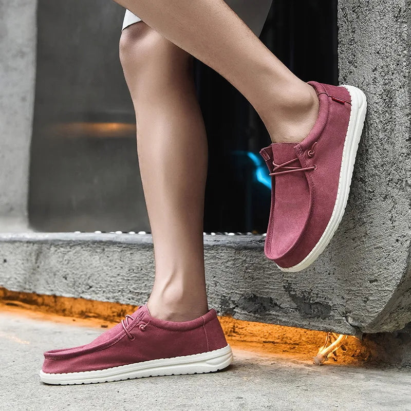 Yellow Classic Shoes for Men Women Comfortable Flat Men's Casual Shoes Large Size 47 Driving Shoes Men Footwear zapatos hombre