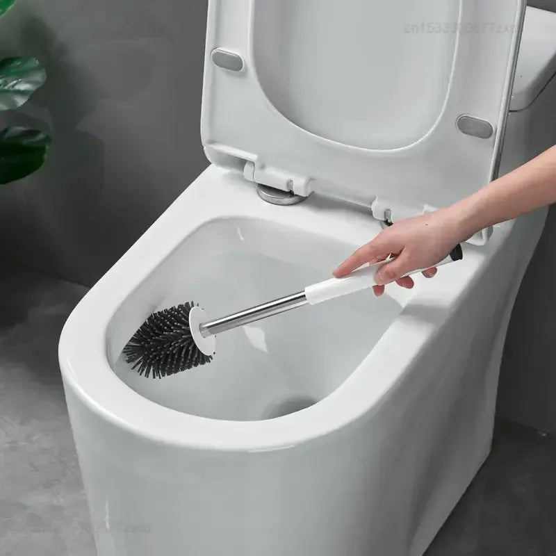 Xiaomi Silicone TPR Toilet Brush With Tweezers Bathroom Accessories Wall Hanging Toilet Brush  for Floor Brush Cleaning Tools