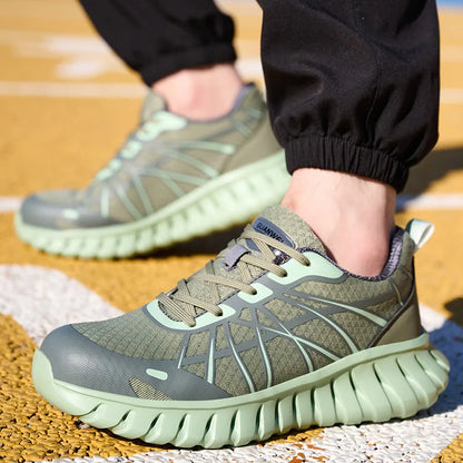 Lightweight Steel toe shoes Breathable Safety Shoes Men Puncture-Proof Work Sneakers Indestructible shoes comfort Security Shoes