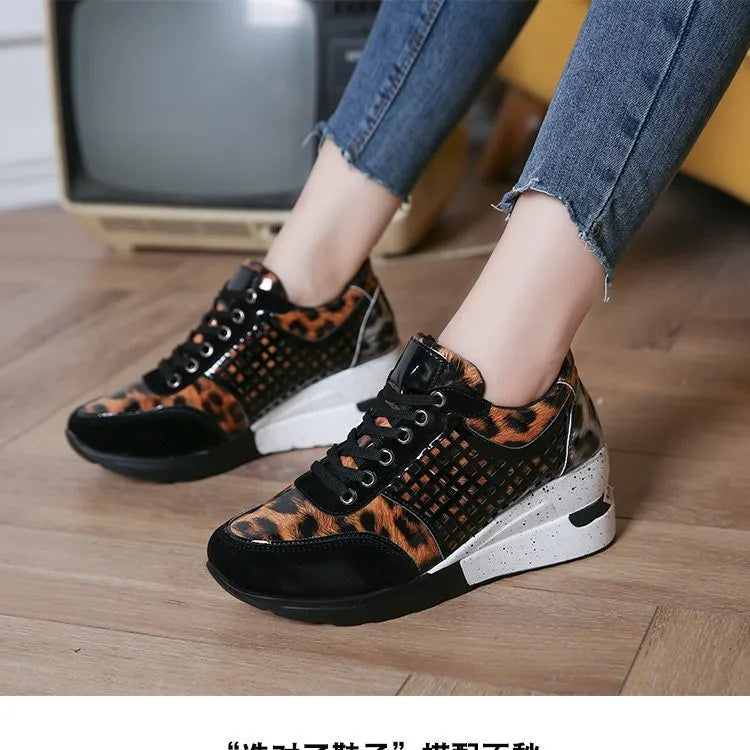 Quality Women Casual Shoes Comfortable Womens Height-increasing Shoes Spring Lightweight Women Walking Shoes Zapatillas De Mujer