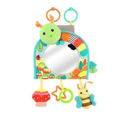 Cartoon View Back Seat Mirror Baby Car Mirror Safety Seat Headrest Rearview Mirror Baby Facing Rear Ward Car Kids Monitor Gifts