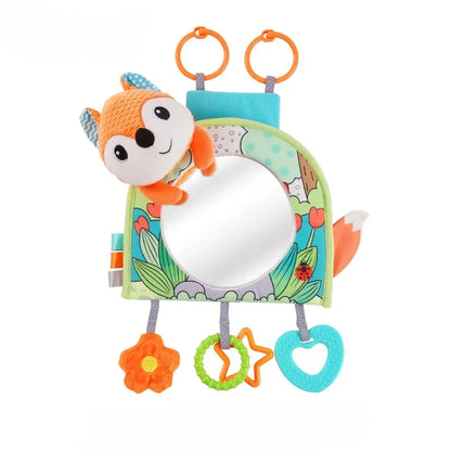 Cartoon View Back Seat Mirror Baby Car Mirror Safety Seat Headrest Rearview Mirror Baby Facing Rear Ward Car Kids Monitor Gifts