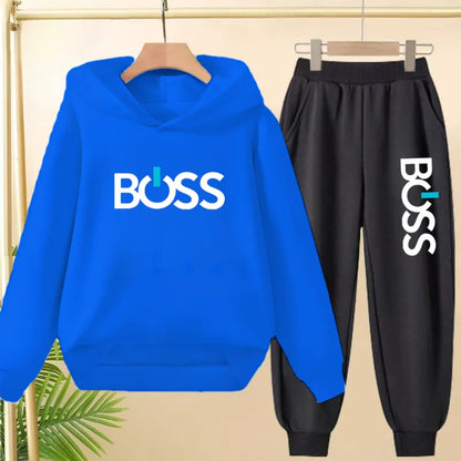 Children Hoodie Sweatshirt+Pants Two-Piece Set Product Pretty Boys Girls Coat 3-12 Yrs Casual Fashion Letter Clothing Sports Set