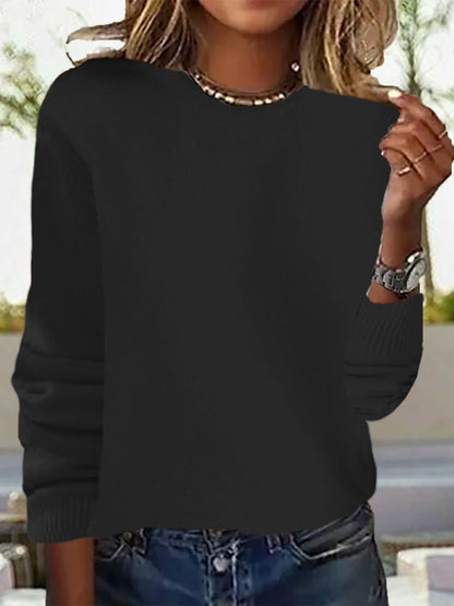 Thin Sweater Women Clothing Streetwear Pullovers Knitwear Fashion Clothes Autumn Elegant Spring Casual Solid Harajuku Shirt