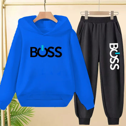 Children Hoodie Sweatshirt+Pants Two-Piece Set Product Pretty Boys Girls Coat 3-12 Yrs Casual Fashion Letter Clothing Sports Set