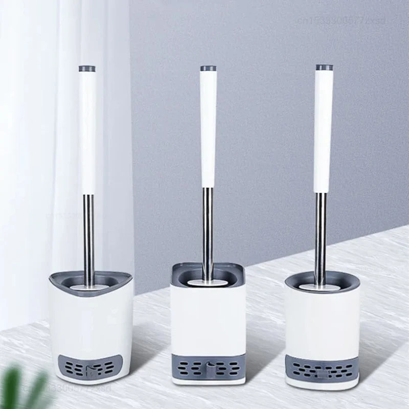 Xiaomi Silicone TPR Toilet Brush With Tweezers Bathroom Accessories Wall Hanging Toilet Brush  for Floor Brush Cleaning Tools