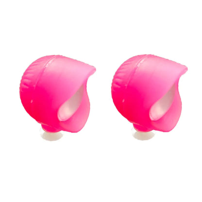 2pcs LED Shoe Lights - Glow in Dark Safety Charms for Night Cycling, Hiking & Cave Camping Accessories