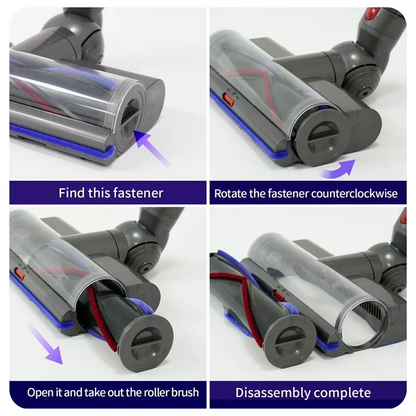 High Torque Anti-Tangle Brush Head for DysonV8 V7 V11 V15 V10 Models Attachment with Adjustable Suction Premium Vacuum Accessory