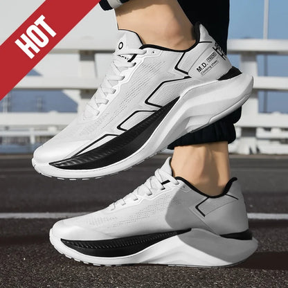 Marathon Men Sports Running Shoes Air Cushion Breathable Lightweight Male Comfortable Athletic Walking Sneakers Outdoor Tenis