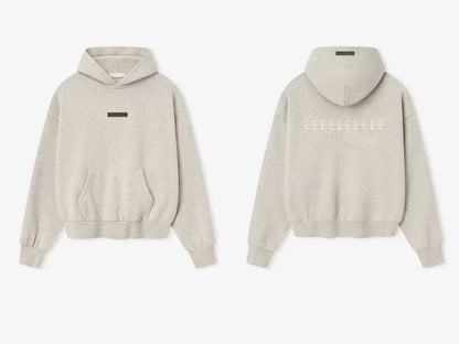 25SS Classic Brand Men's Hoodies Luxury Design Back Double Row Heavy Metal Silicone Letter Hoodies High Street Couple Loose Coat