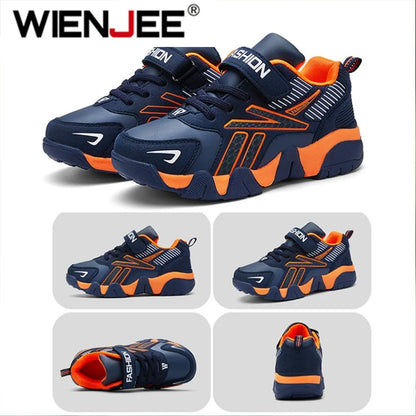 Children Boys Shoes School Sports Fashion Leather For Kids Tennis Casual Sneakers Children's Boy Running 7-13 Years Walking Shoe