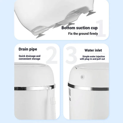 Shoe washing machine, fully automatic intelligent dehydration, spin drying integrated, small home, mini, lazy, shoe brushing, go