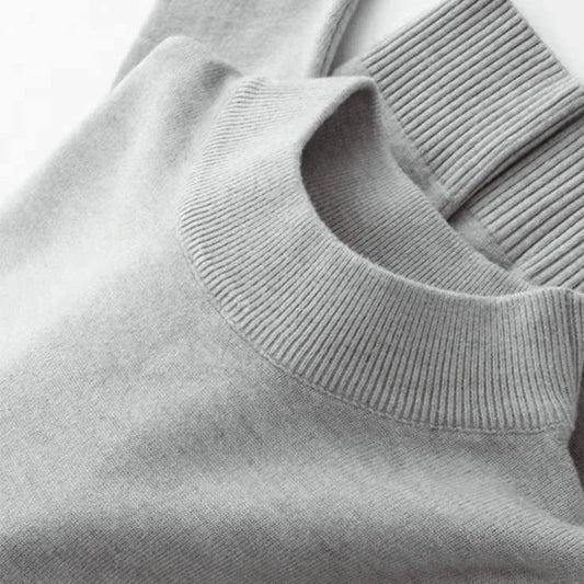 Men's Mock Turtleneck Sweater Men's Knitting Pullovers Rollneck Sweater Winter Warm Men Jumper Slim Fit Casual Streetwear