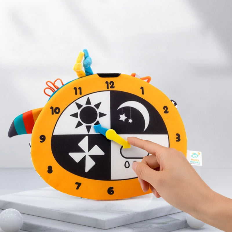 Baby Haha Interactive Mirror Adjustable And Foldable for Visual Development And Hand Grip Skills Training