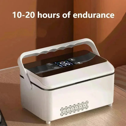 110-240V Portable Insulin Small Refrigerator 0-18℃ Refrigeration USB Rechargeable 12V 24V Car For Home Use WIth A Battery