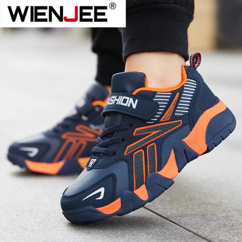 Children Boys Shoes School Sports Fashion Leather For Kids Tennis Casual Sneakers Children's Boy Running 7-13 Years Walking Shoe