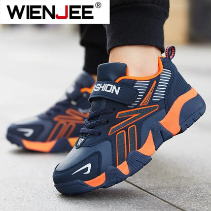 Children Boys Shoes School Sports Fashion Leather For Kids Tennis Casual Sneakers Children's Boy Running 7-13 Years Walking Shoe