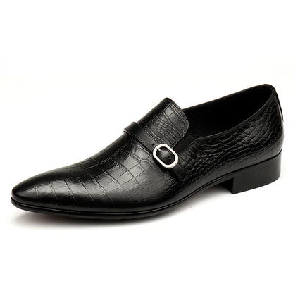 New Spring/Autumn Handmade Black/Coffee Slip-On Genuine Patent Leather Dress Flat Brogue Formal Men Wedding Casual Oxford Shoes