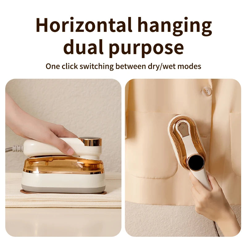 Handheld Steam Iron 1200W High Power Home Portable Three-speed Garment Steamer Touch Screen Rotary Electric Iron