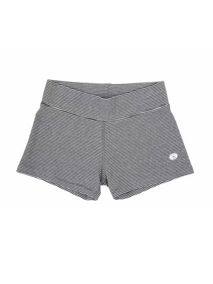 HOUZHOU Korean Style Striped Shorts Women Elastic Y2k Gothic Gyaru Short Pants Casual Summer High Waist Slim Up Shorts Street