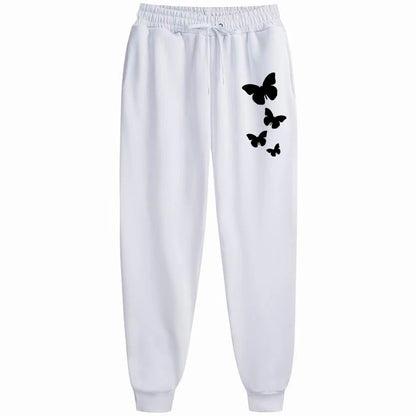 Fashion Letter Printing Joggers Autumn Winter Drawstring Casual Pants Fleece Sweatpants Workout Running Gym Fitness Trousers