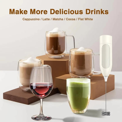 Xiaomi Portable Electric Milk Frother Coffee Frother Household Mini Milk Frother Milk Mixer Handheld Wireless Mixer For Kitchen