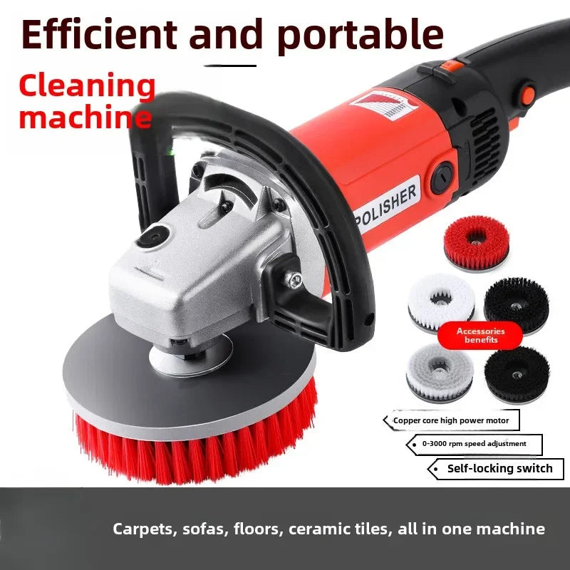 Efficient and Convenient Carpet Sofa Fabric Deep Cleaning Machine Commercial Electric Cleaning Brush for Walls Floors Tiles Etc