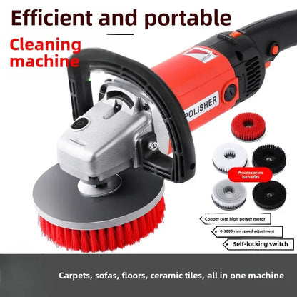 Efficient and Convenient Carpet Sofa Fabric Deep Cleaning Machine Commercial Electric Cleaning Brush for Walls Floors Tiles Etc