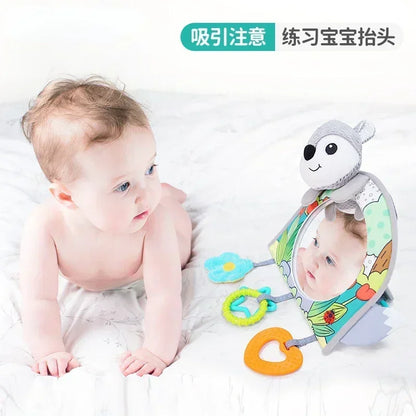 Cartoon View Back Seat Mirror Baby Car Mirror Safety Seat Headrest Rearview Mirror Baby Facing Rear Ward Car Kids Monitor Gifts