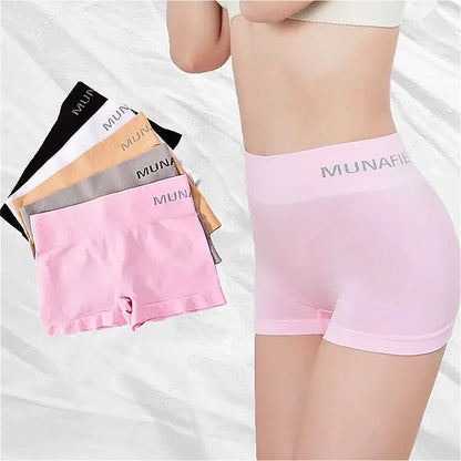 4pcs Safety  Female Panties Pants For Women Seamless Body Shaping Casual Short Ladies Boxer Briefs Boyshorts Cotton Underwear
