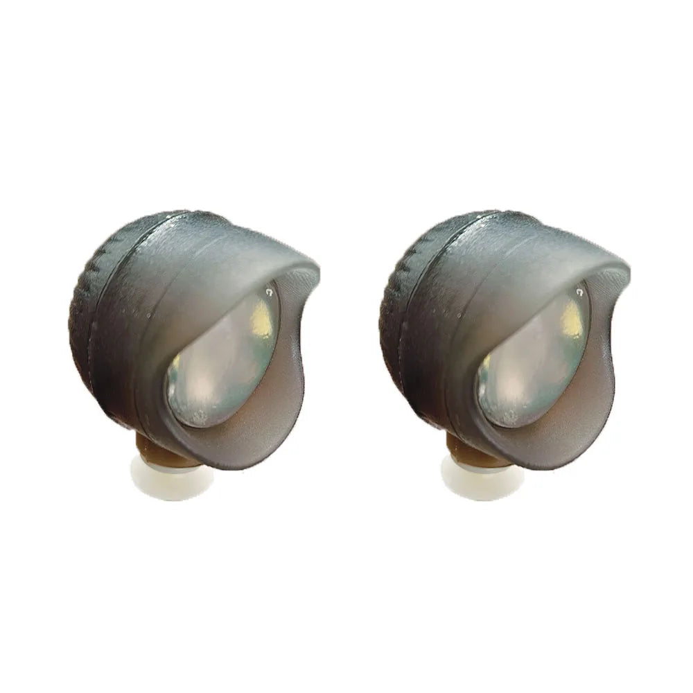 2pcs LED Shoe Lights - Glow in Dark Safety Charms for Night Cycling, Hiking & Cave Camping Accessories