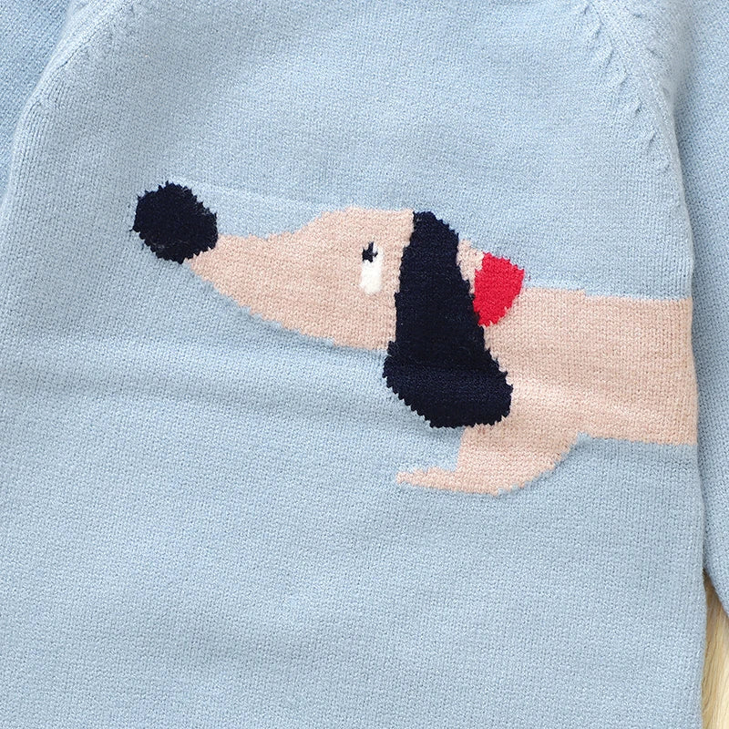 Newborn Baby Rompers Autumn Winter Long Sleeve O-Neck Infantil Boys Girls Knitted Jumpsuts 0-18 Months Toddler Outfits Playsuits