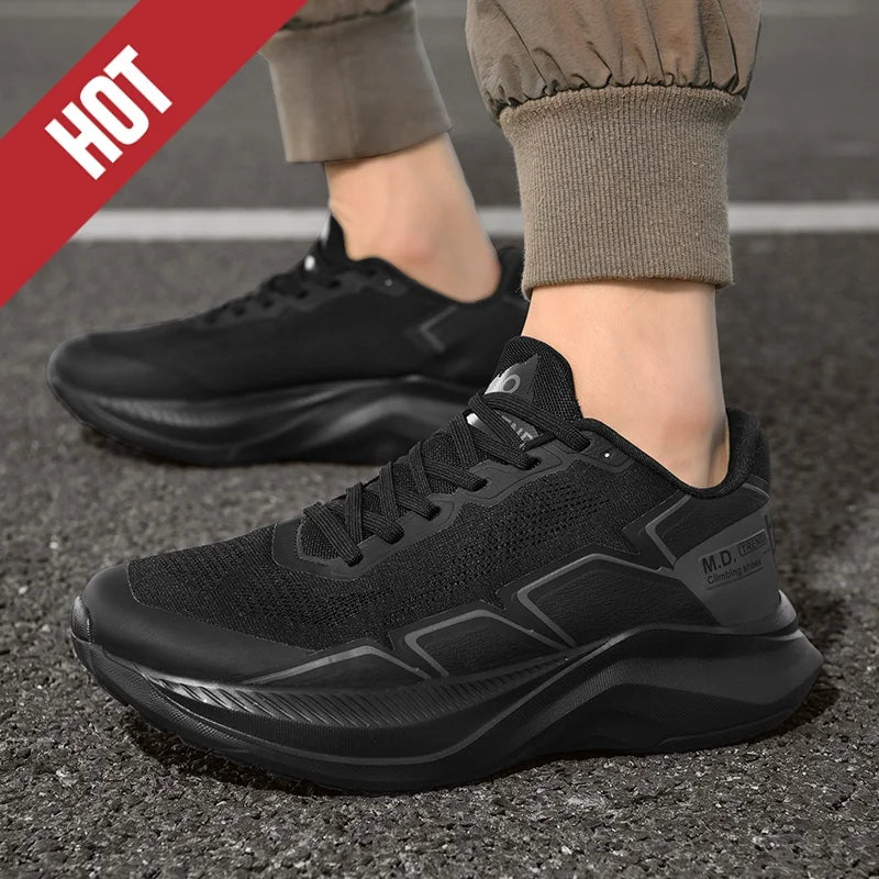 Marathon Men Sports Running Shoes Air Cushion Breathable Lightweight Male Comfortable Athletic Walking Sneakers Outdoor Tenis