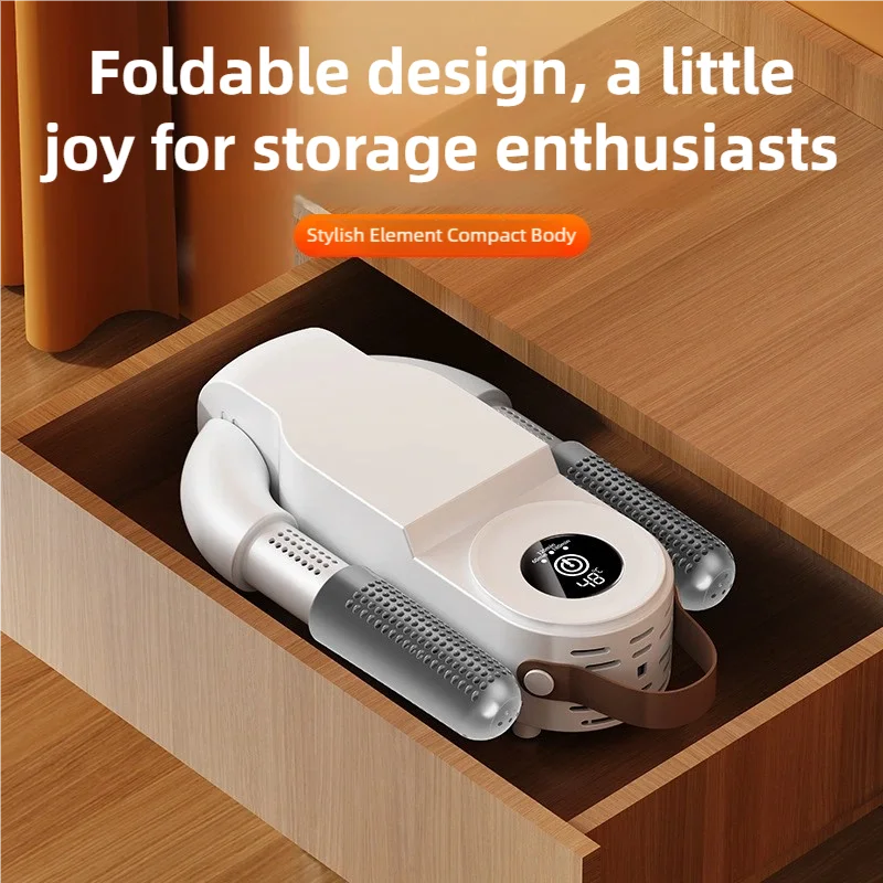 TINSOL New Foldable Touch Screen Shoe Dryer Fast Heating Sterilization Heater Socks Dryer Shoe Hot Air Deodorizing Dehumidifier