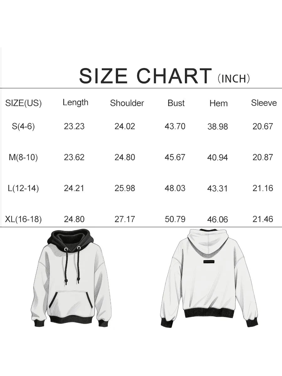 Men's Full Zip Y2K Hoodie Graphic Lettter Print Long Sleeve Fashion Jacket Hooded Sweatshirt